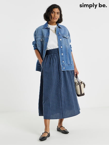 Blau - Simply Be Full Midaxi Skirt