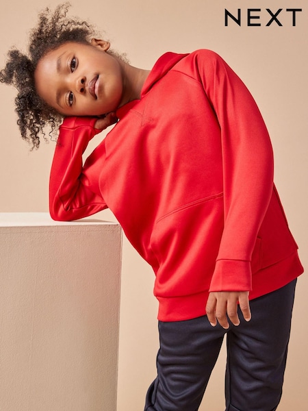 Rot - Lightweight Sports Football Hoodie (3-16yrs) (M27438) | 10 € - 15 €