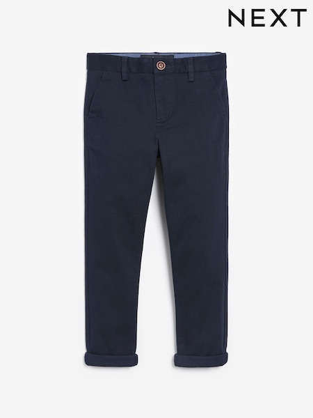 Azul marino - Stretch Chino Trousers (3-17yrs) (M28255) | 15 € - 22 €
