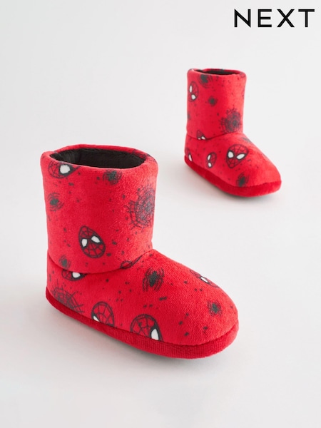 Красный "Человек-паук" - Warm Lined Slipper Boots (M34235) | €6 - €7
