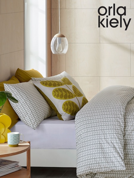 Orla Kiely Light Cool Grey Tiny Stem 100% Cotton Duvet Cover (M36705) | €64 - €113