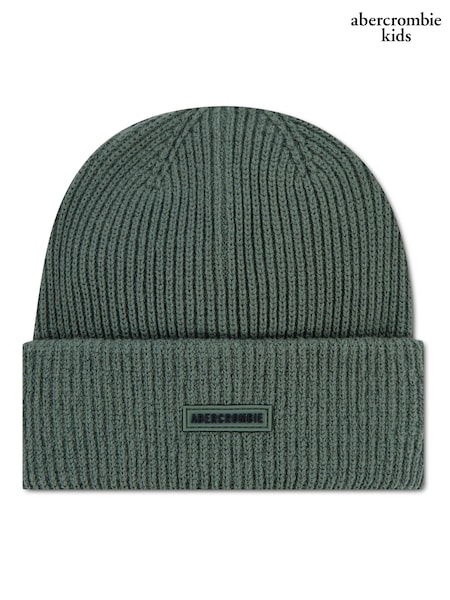 Green - Abercrombie & Fitch Essential Beanie & Glove Set