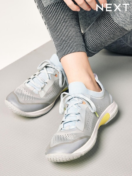 Grey & Lime Next Active Sports V254W Running Trainers (M36925) | AED110