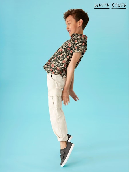 White Stuff 100% Cotton Caleb Cargo Trousers (M37657) | €13