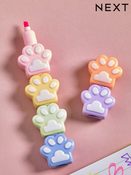 Pastel Paws Stacking Highlighter Pen (M40002) | €2