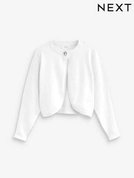 Bílá - Occasion Shrug Cardigan (3mths-16yrs) (M41344) | 380 Kč - 645 Kč