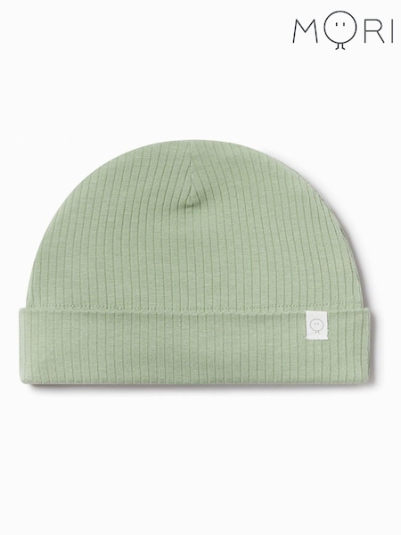 Verde - Mori Soft Stretch Organic Cotton & Bamboo Baby Hat (M41596) | 17 €