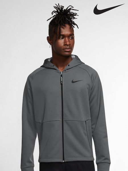 Grau - Nike Pro Therma-FIT Jacket (M43285) | 70 €