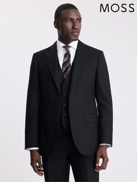 Azul marino - Regular Moss Regular Fit Twill Suit Jacket