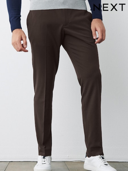 rjava - Oprijet kroj - Motion Flex Trousers (M44132) | € 7