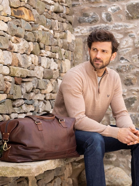 Lakeland Leather Brown Keswick Holdall (M44152) | AED1,159