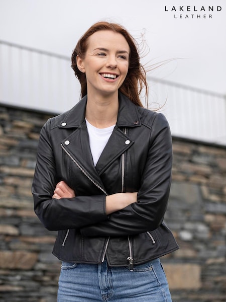 Lakeland Leather Thirlmere Leather Biker Jacket (M44219) | €264
