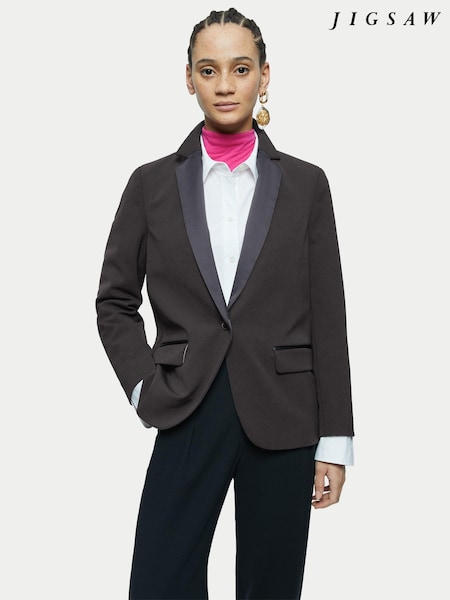 Jigsaw Black Paris Brook Shortline Blazer (M44475) | €121