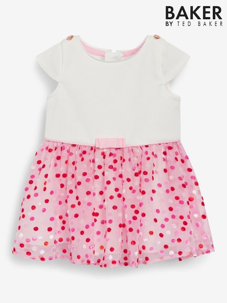 Baker by Ted Baker Spot Flock Dress (M44824) | 15 € - 16 €