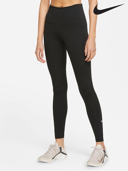Черный - Nike Dri FIT One High Rise Leggings (M45790) | €28 - €30