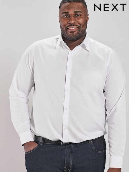 Blanc - Signature Textured Trimmed Shirt (M47356) | € 9