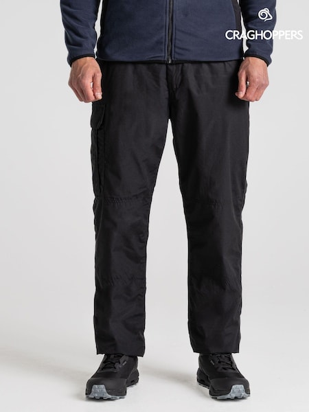 Craghoppers Kiwi Winter Black Trousers (M48490) | €79