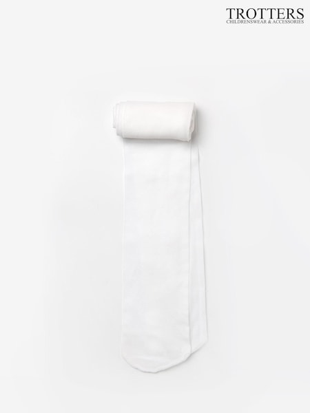 Trotters London White Ballet Opaque Tights (M49127) | € 14
