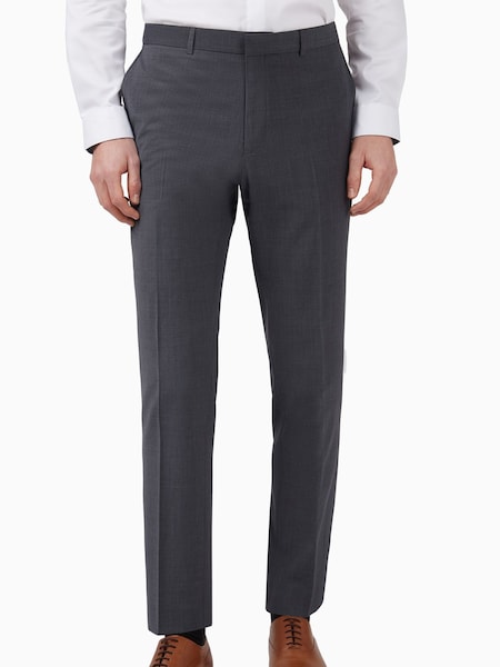 Ted Baker Prem Charcoal Panama Slim Suit: Trousers (M49343) | €82