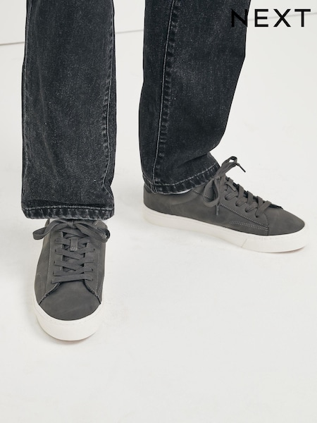 Gri - Măsură regular - Pantofi sport cu perforații laterale (M49359) | 127 LEI