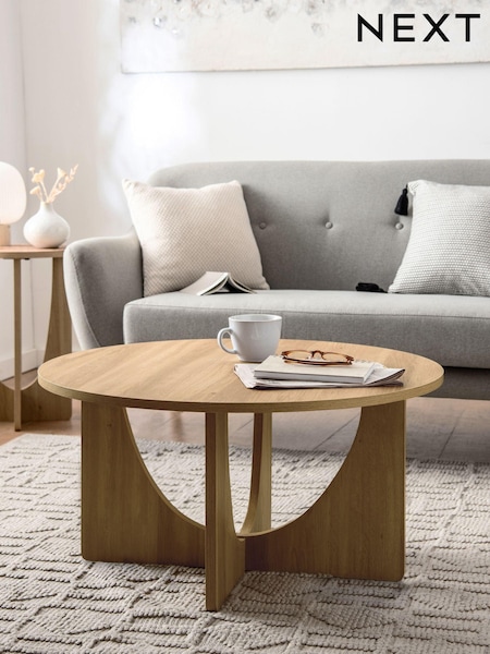 Natural Craft Wood Effect Side Table (M50770) | €185