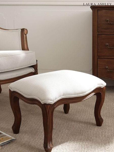 Laura Ashley Walnut Montpellier Footstool (M51631) | €316