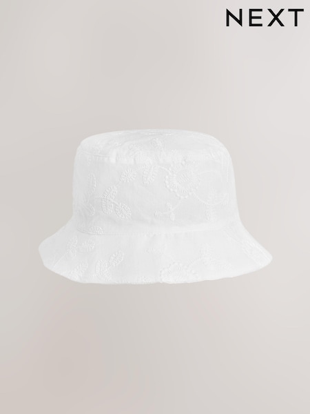 Bela z vezeninami - Bucket Hat (3mths-10yrs) (M51928) | € 6 - € 7