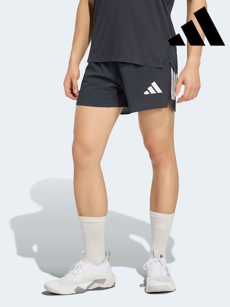 Black - Regular Adidas Training D4t Hybrid Shorts