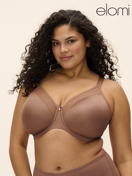 Dark Nude - Elomi Smooth Moulded Padded Bra
