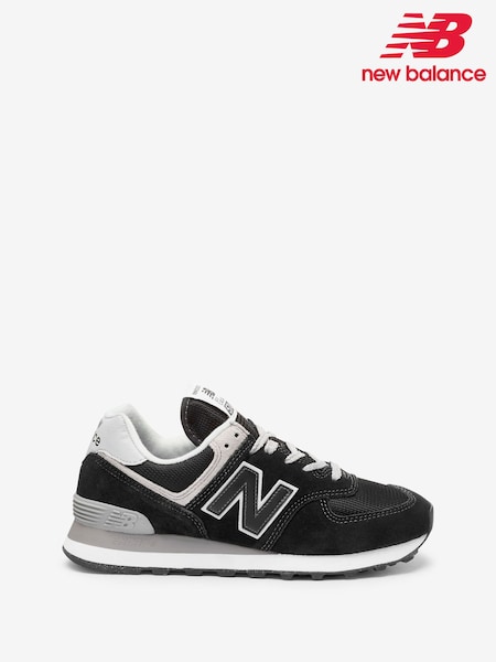 Zwart chroom - New Balance Mens 574 Trainers (M52467) | € 146