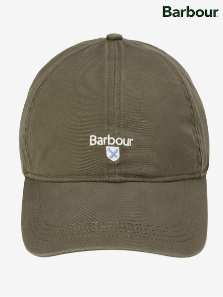 Barbour® Olive Green Cascade Sports 100% Cotton Cap (M52546) | €43