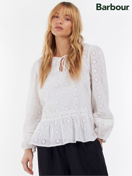 Barbour® Coastal Broderie Anglaise Cherbury Blouse (M52787) | €28