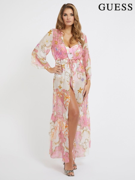 Guess Pink Long Kimono (M52809) | 576 LEI