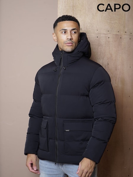 Black - Regular Capo Puffer Coat