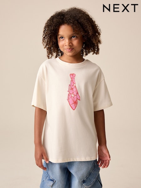 Cravate blanche - Oversized Graphic T-shirt (3-16yrs)
