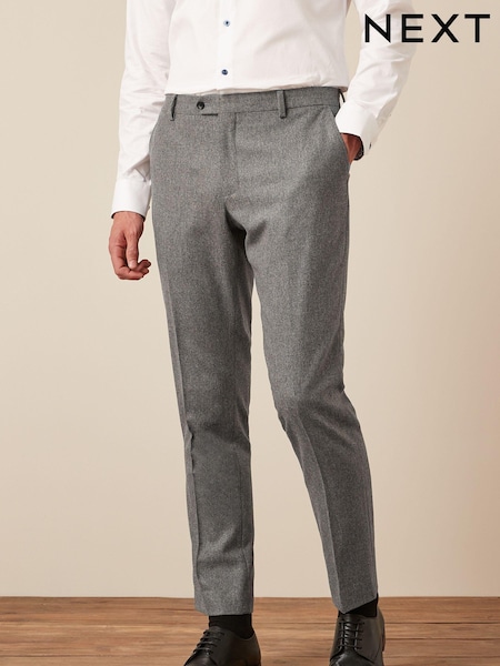 Mittelgrau - Signature Tollegno Wool Suit: Trousers (M54050) | 65 €