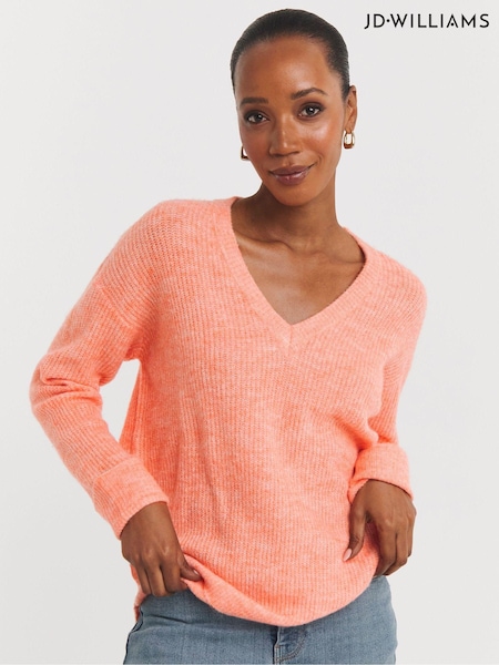 JD Williams Sponge Slouchy V-Neck Tunic (M54871) | 93 LEI