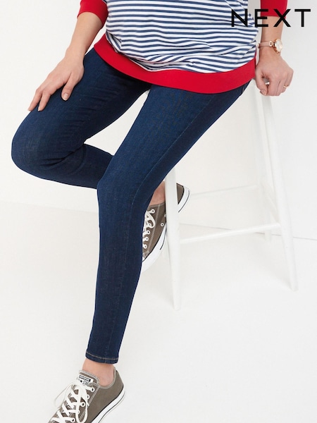 Mid Blue Maternity Denim Leggings (M55507) | € 24