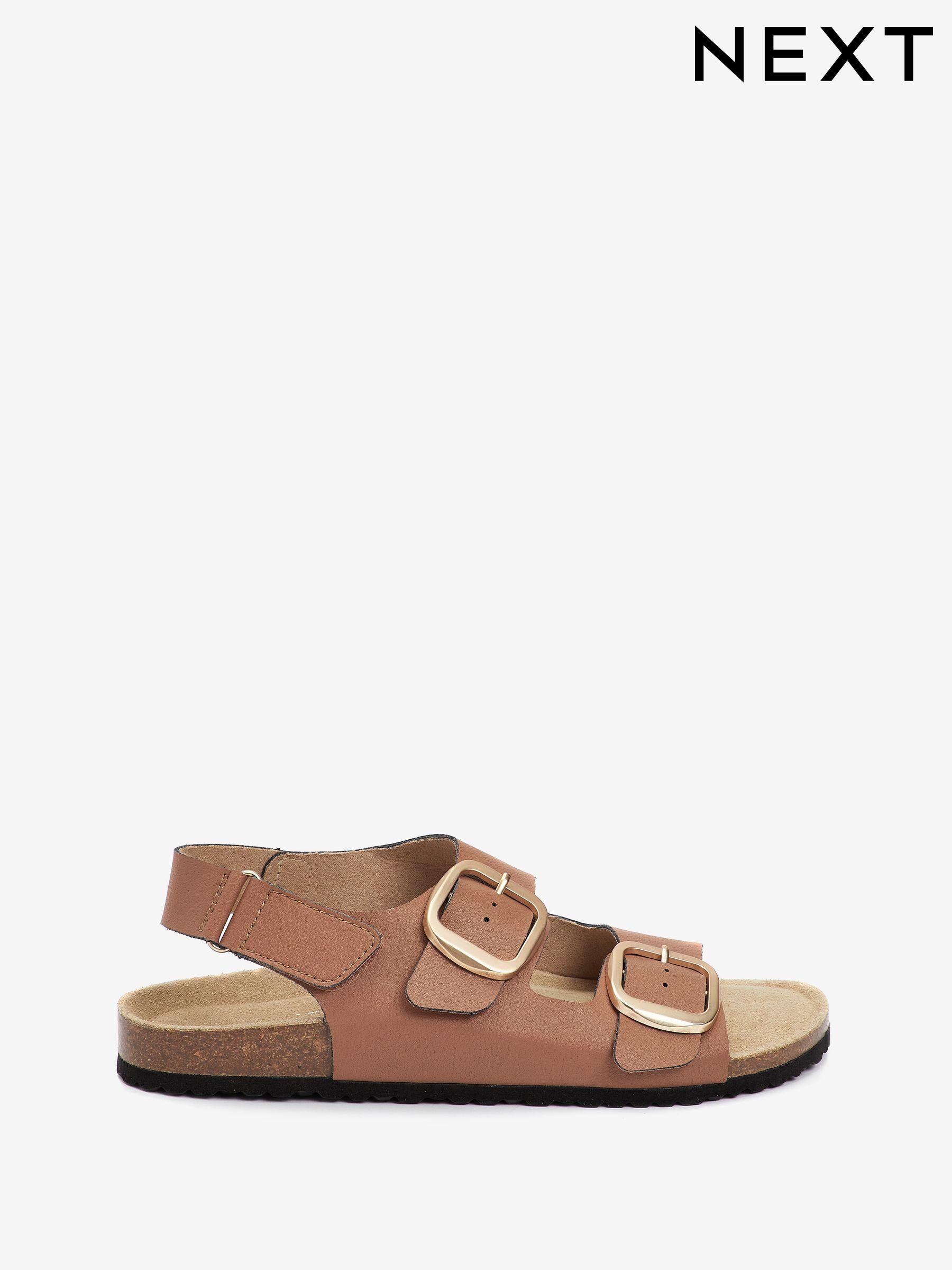 Brown Foot Bed Sandals Next Oman