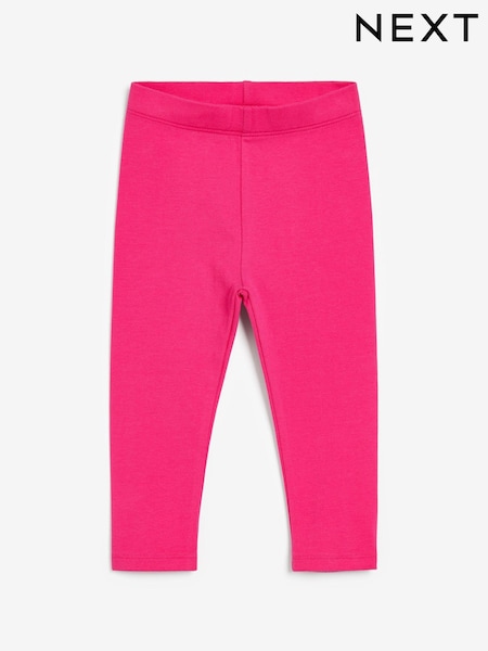 Bright Pink Plain Leggings (3mths-7yrs) (M56191) | €4 - €7