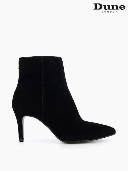 Dune London Black Obsessive 2 Mid Heel Ankle Boots (M56981) | € 46