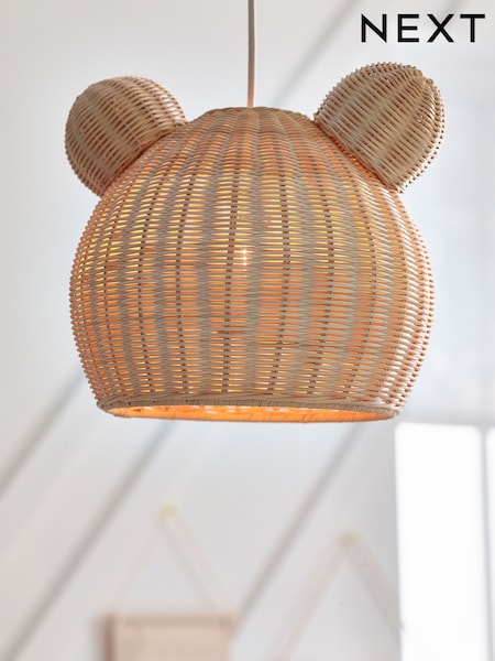 Natural Teddy Bear Rattan Easy Fit Light shade (M61960) | €66