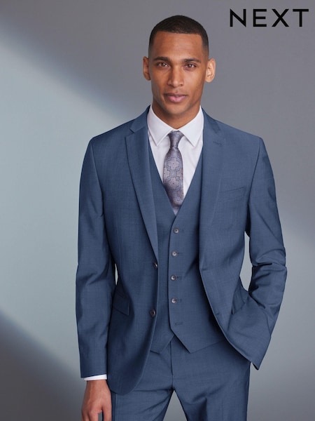 Light Blue Signature Tollegno Wool Suit (M62911) | €93