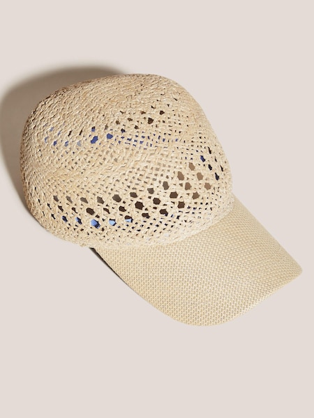 White Stuff Natural Woven Baseball Cap (M67415) | €14.50