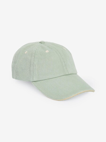 White Stuff Green Cotton Baseball Cap (M67421) | €15