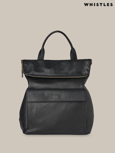 Whistles Black Verity Backpack (M70574) | €357