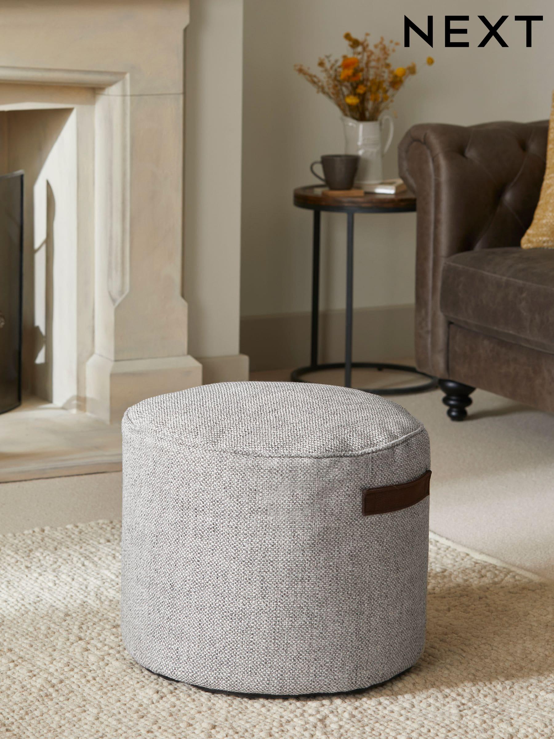 Grey Pouffes Homeware Beanbags Next Armenia