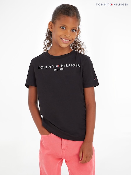 Tommy Hilfiger Black Essential T-Shirt (M71079) | ₪101 - ₪126