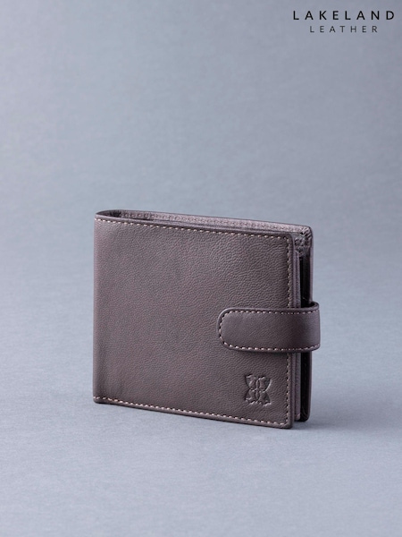 Brązowy - Lakeland Leather Burneside Leather Wallet (M71495) | 220 zł