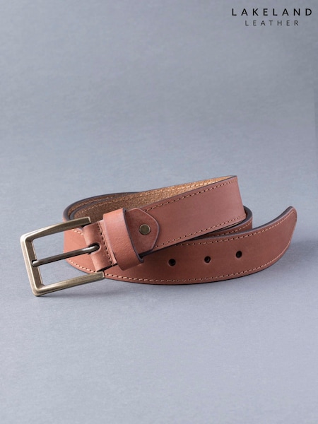 Lakeland Leather Tan Brown Eskdale Leather Belt (M71505) | ₪151